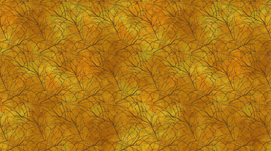 Autumn Splendor - Stonehenge - Rust Branches - Licence To Quilt