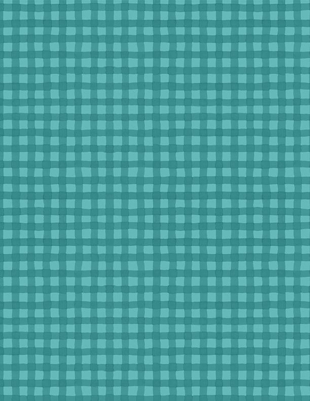Sunflower Sweet - Gingham Teal - Licence To Quilt