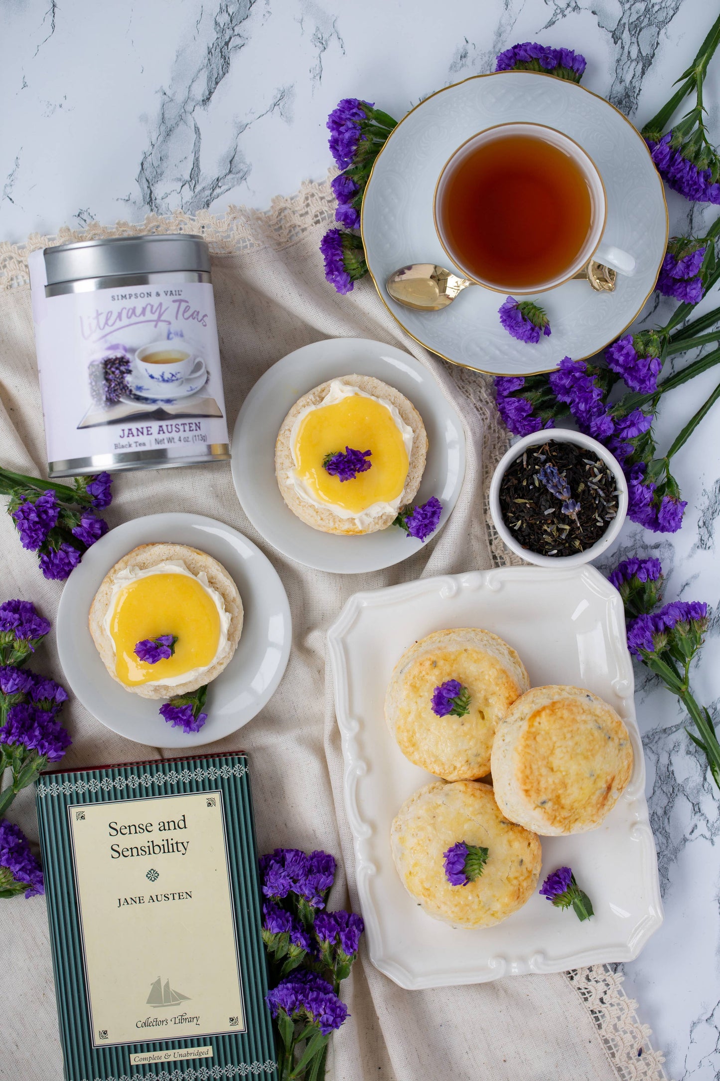 Literary Teas - Mélange de thé noir de Jane Austen