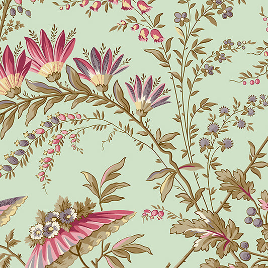 Sienna - Whimsical Garden Mint - Licence To Quilt