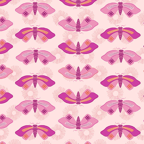 Wandering - Butterflies Pink - Licence To Quilt
