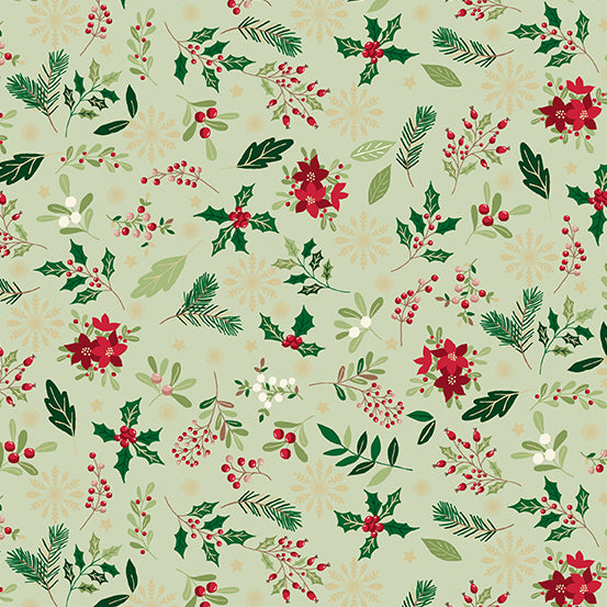 Christmas 2023 Cosy - Foliage Green - Licence To Quilt