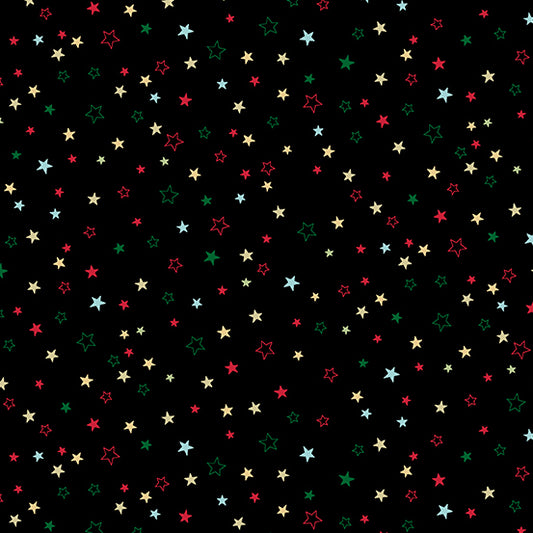 Christmas 2023 Cozy - Stars Black