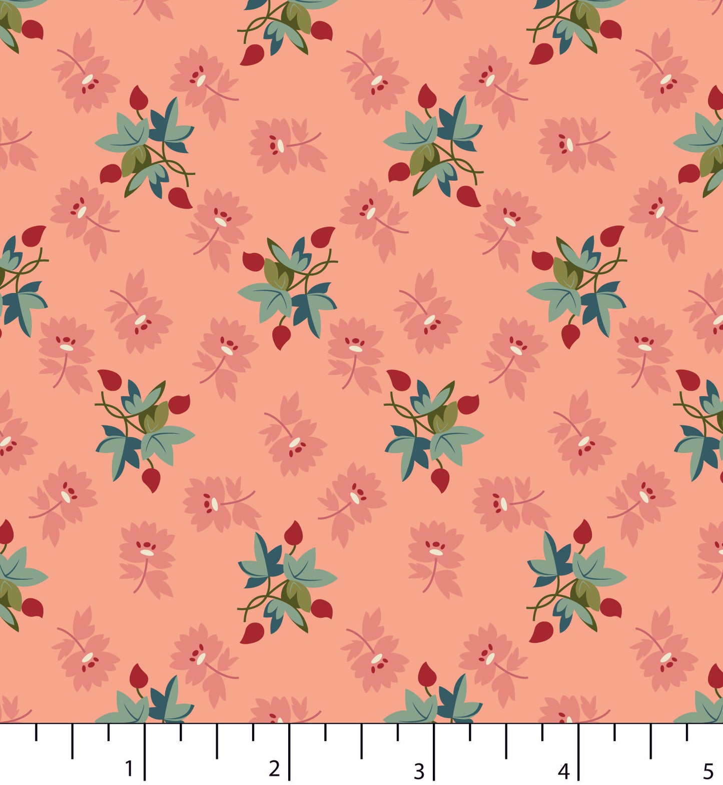 Back & Forth - Maple Leaf - Frosted Pink - Licence To Quilt