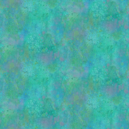Charisma - Watercolor Texture Teal - Licence To Quilt