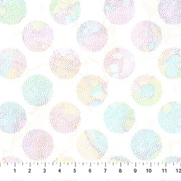 Dragonfly Dance - Dots in White Multi