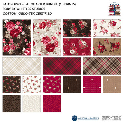 Rory - Fat Quarters (18) - Licence To Quilt