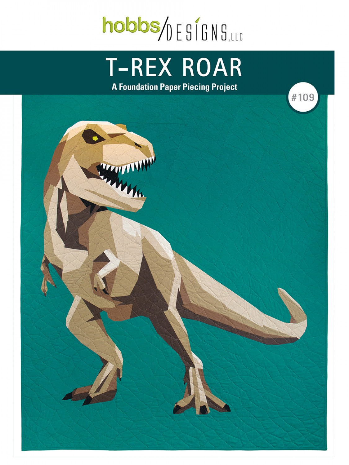 T-Rex Roar - patron quilt