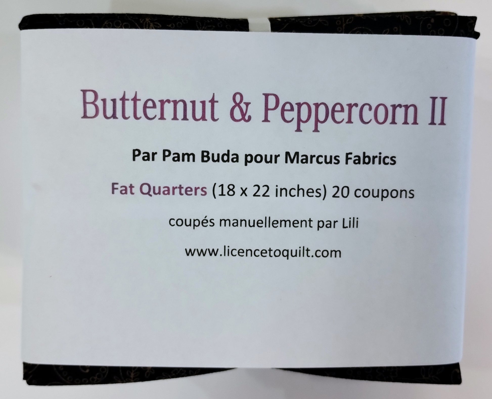 Butternut & Peppercorn II - Fat Quarters (20) - Licence To Quilt