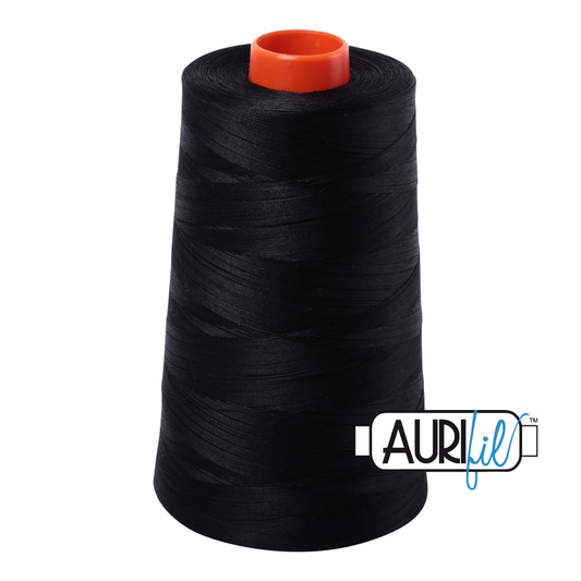 Aurifil Mako 50 - Black - cône