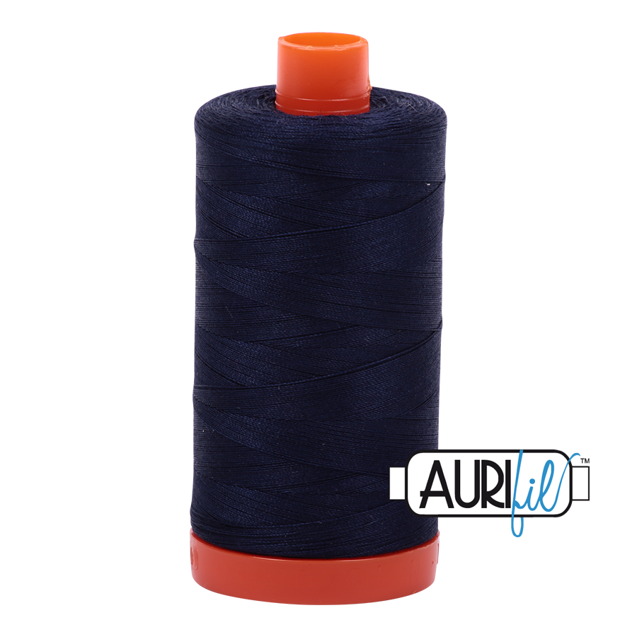 Aurifil Mako 50 - Very Dark Navy