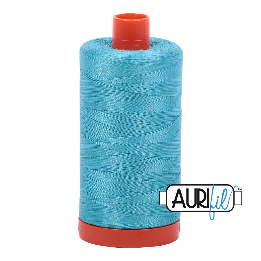 Aurifil Mako 50 - Bright Turquoise - Licence To Quilt