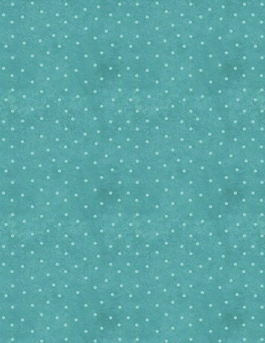 Sunflower Sweet - Dots All Over Teal
