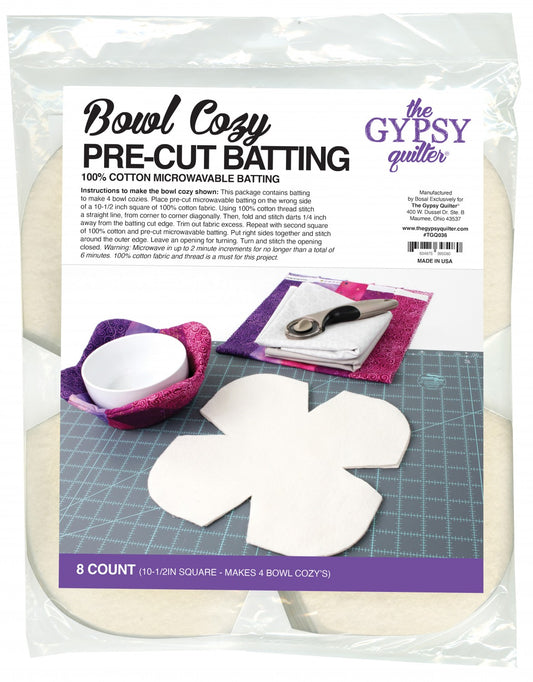 Bowl Cozy Pre-Cut Batting - Licence To Quilt
