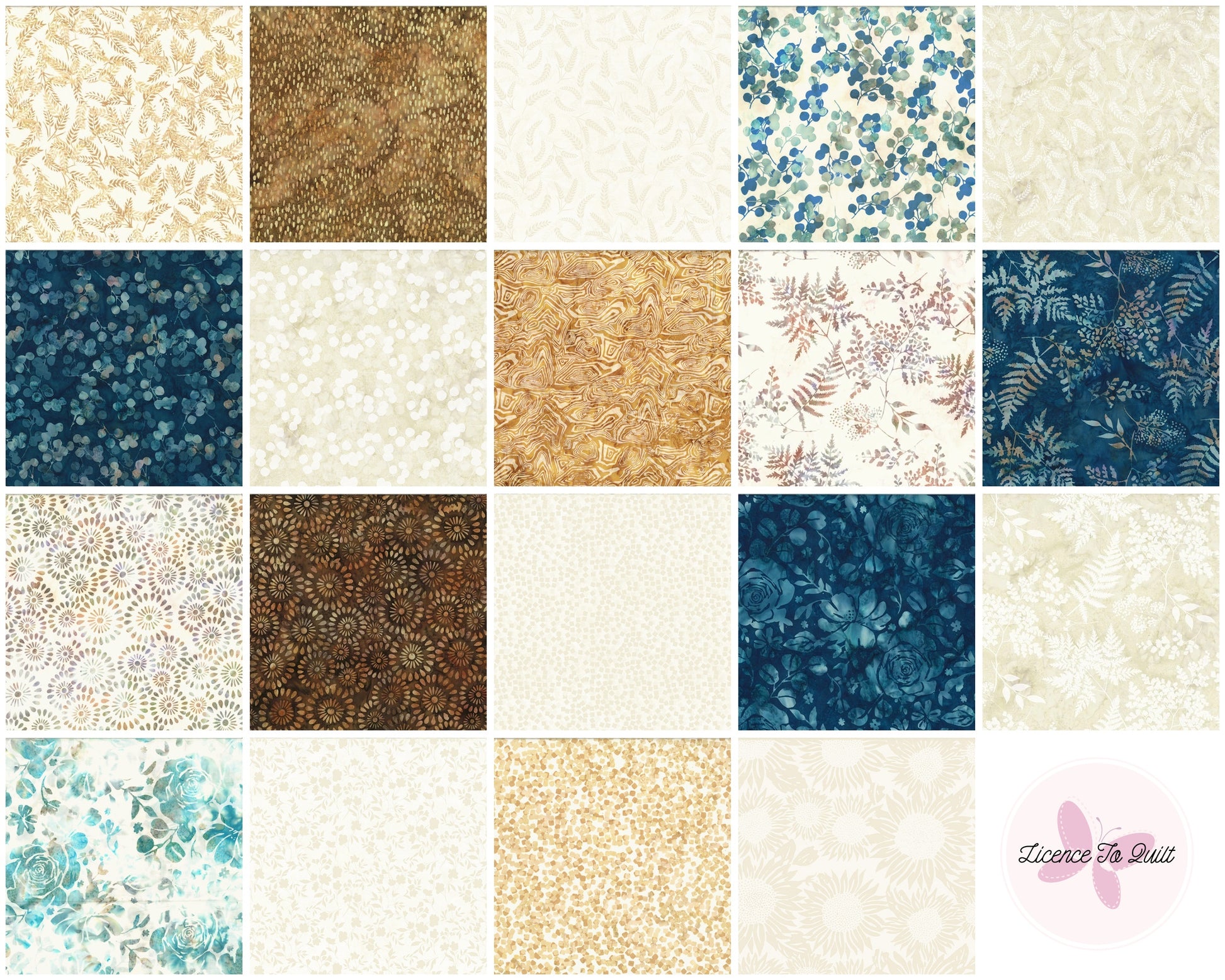 Bali Handpaints - Wheat Confetti - Licence To Quilt