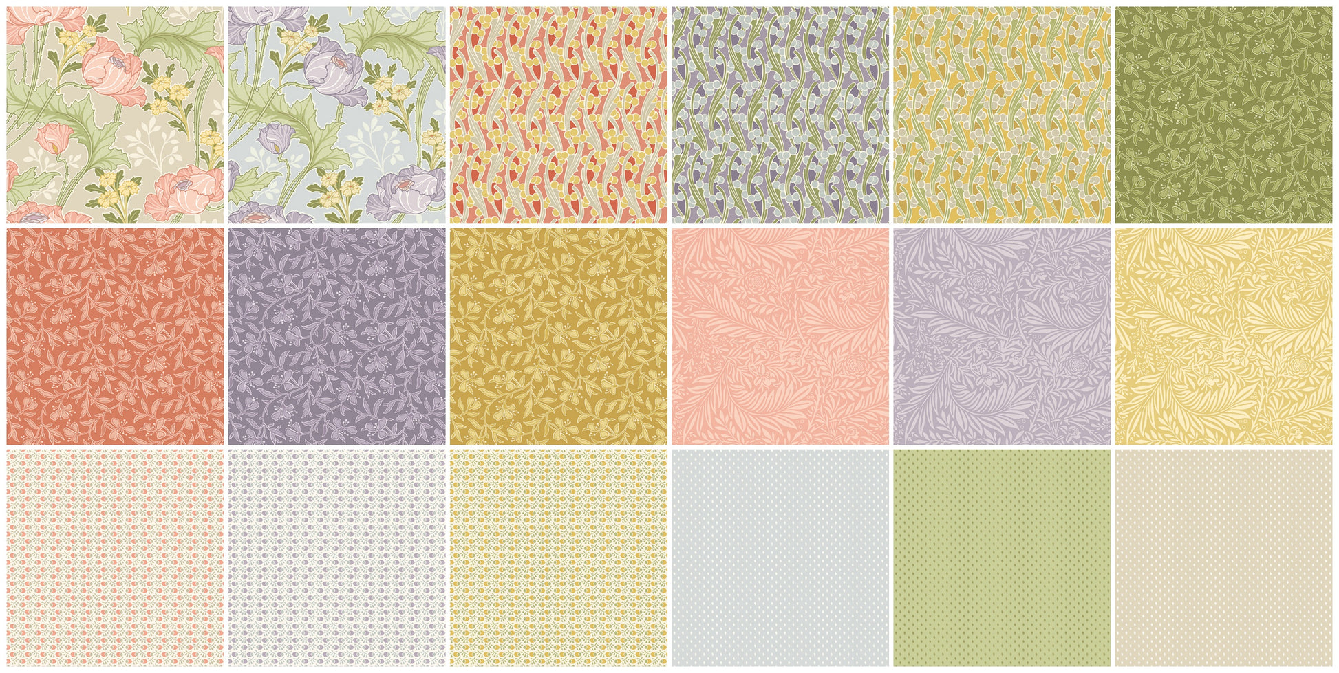 Fleur Nouveau - Art Noveau Lily Pink - Licence To Quilt