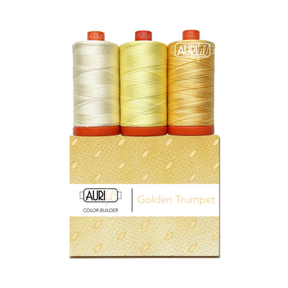 Aurifil Color Builders "Flora"- Septembre 2022 - Golden Trumpet - Licence To Quilt