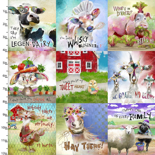 Welcome to the Funny Farm - Animal Patch - Licence To Quilt
