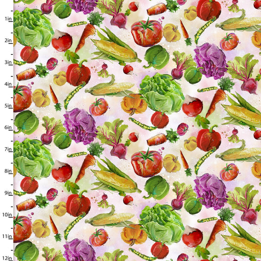 Welcome to the Funny Farm - Veggies - Licence To Quilt