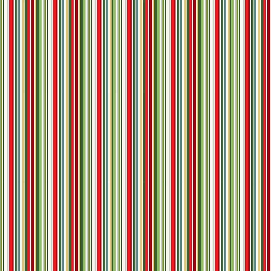 Santa - Straight Stripe - Licence To Quilt