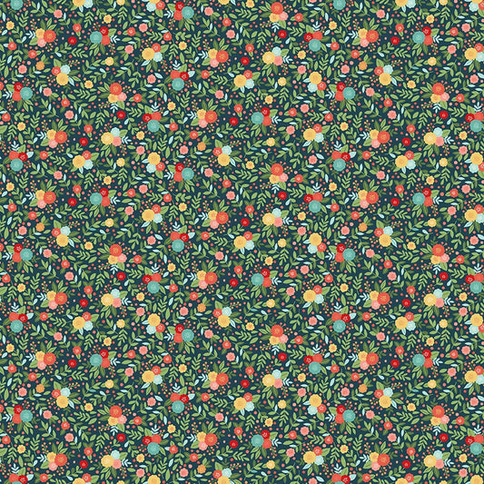 Amelia - Floral Blue - Licence To Quilt