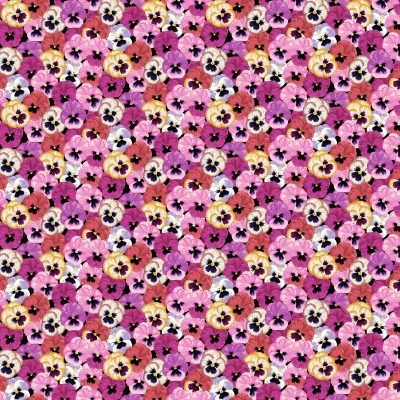 Summer Days - Pansies Pink - Licence To Quilt