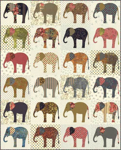 Elephants - Licence To Quilt