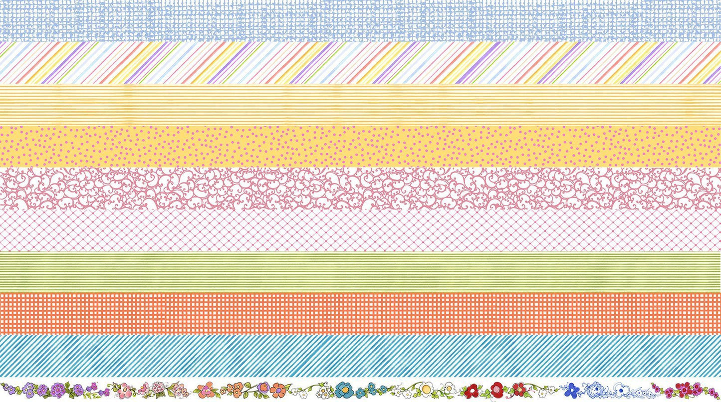 Joy Journey - Medley Strip Fabric Panel - Licence To Quilt