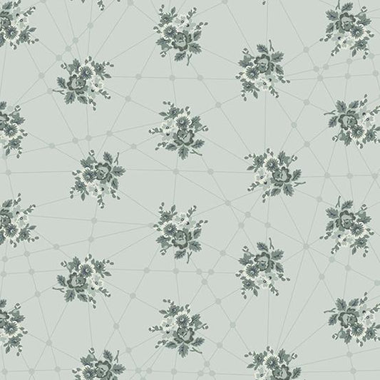 Nonna - Little Bouquets Classic Grey - Licence To Quilt