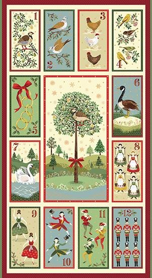 Twelve Days Of Christmas - Panel - Licence To Quilt