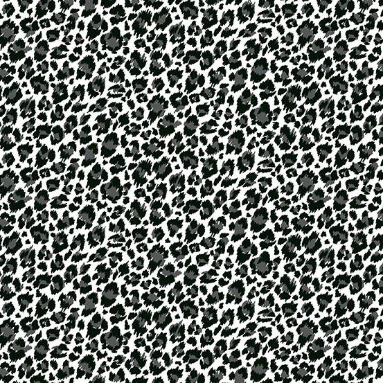 Around The World - Leopard Black - Licence To Quilt