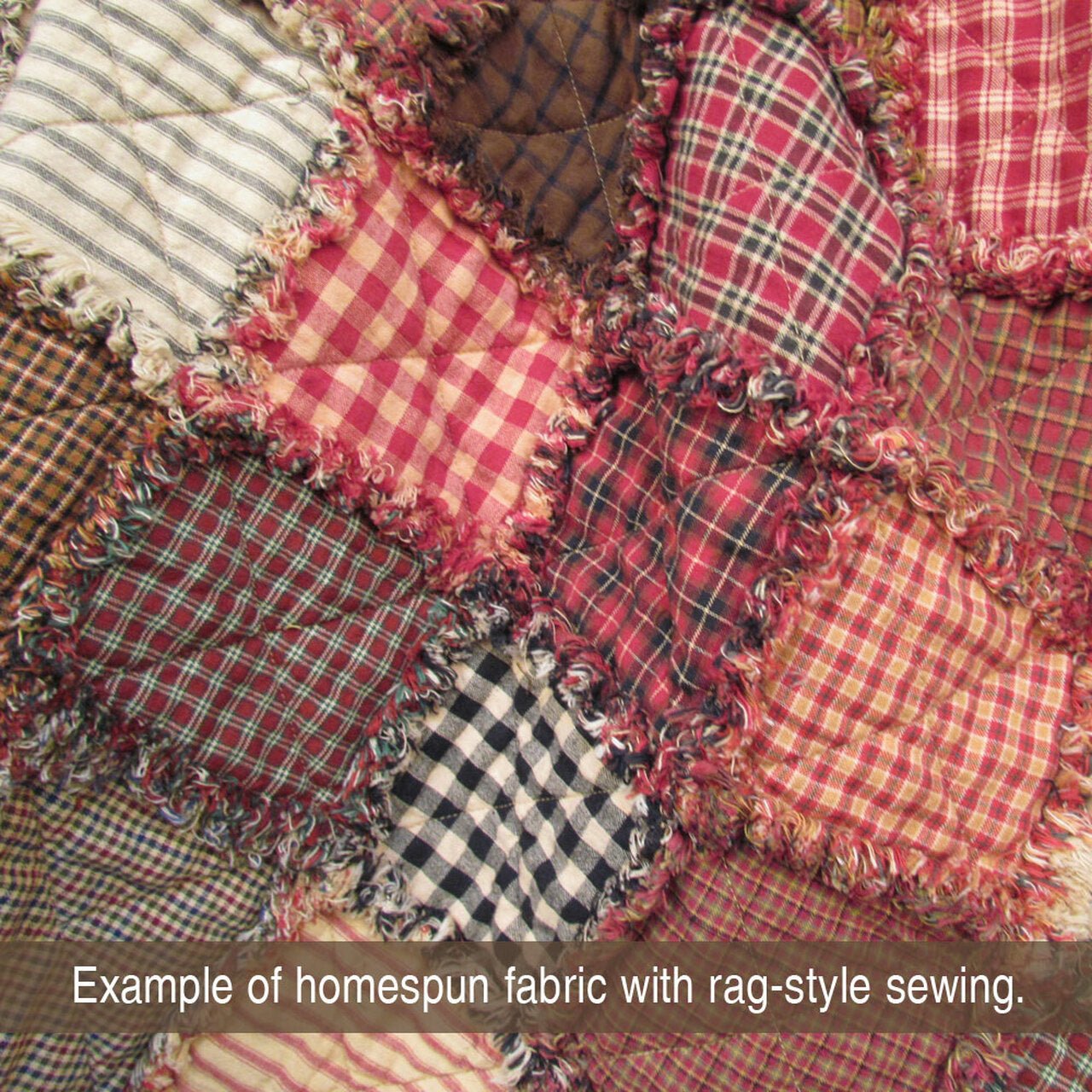 Farmhouse Red Homespun - Charm Pack (40) - Licence To Quilt