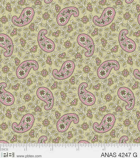 Anastasia - Paisley Green - Licence To Quilt