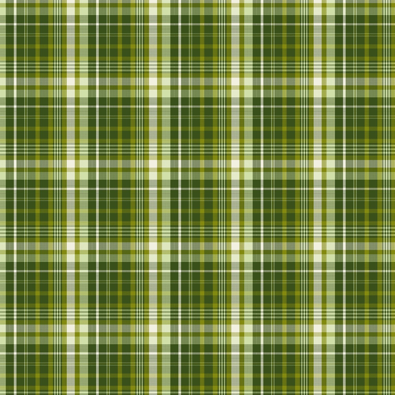 Cats N Quilts - Plaid Happy Green - Licence To Quilt