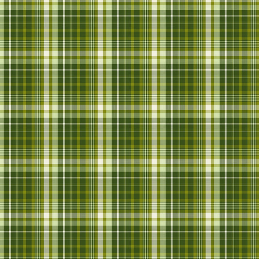 Cats N Quilts - Plaid Happy Green - Licence To Quilt