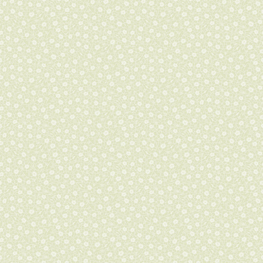 Cats N Quilts - Shadow Flower Light Green - Licence To Quilt