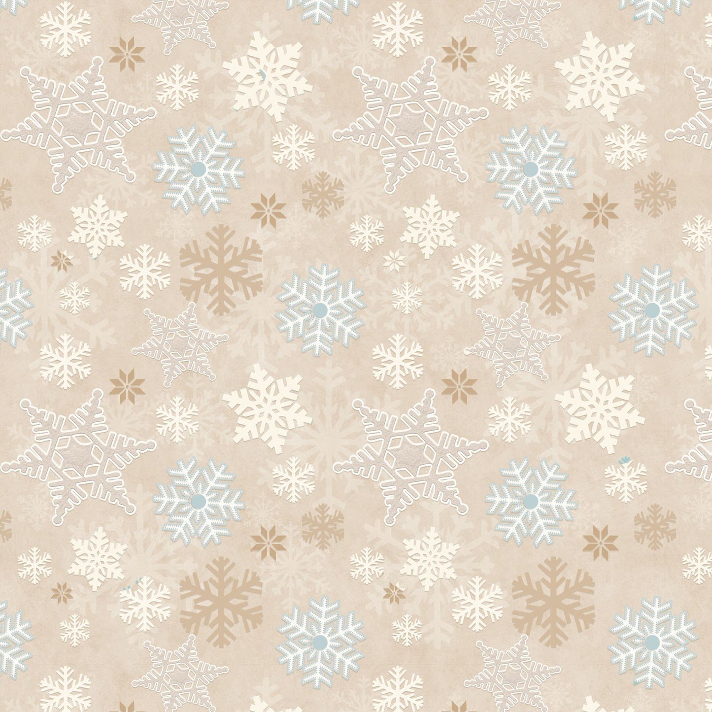 I Love Sn'Gnomies Flannel - Snowflake Allover - Licence To Quilt