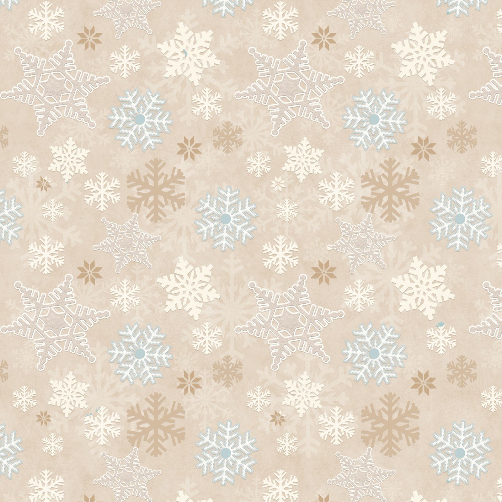 I Love Sn'Gnomies Flannel - Snowflake Allover - Licence To Quilt