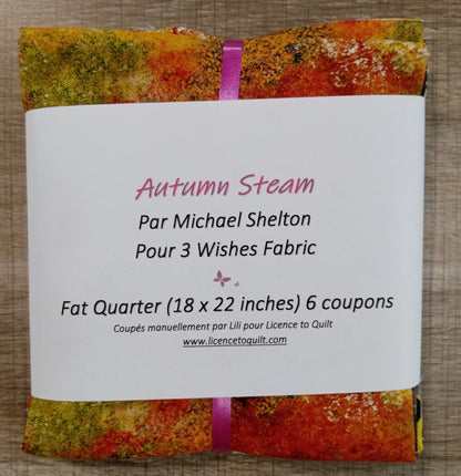 Autumn Steam - Fat Quarter (6) - Licence To Quilt