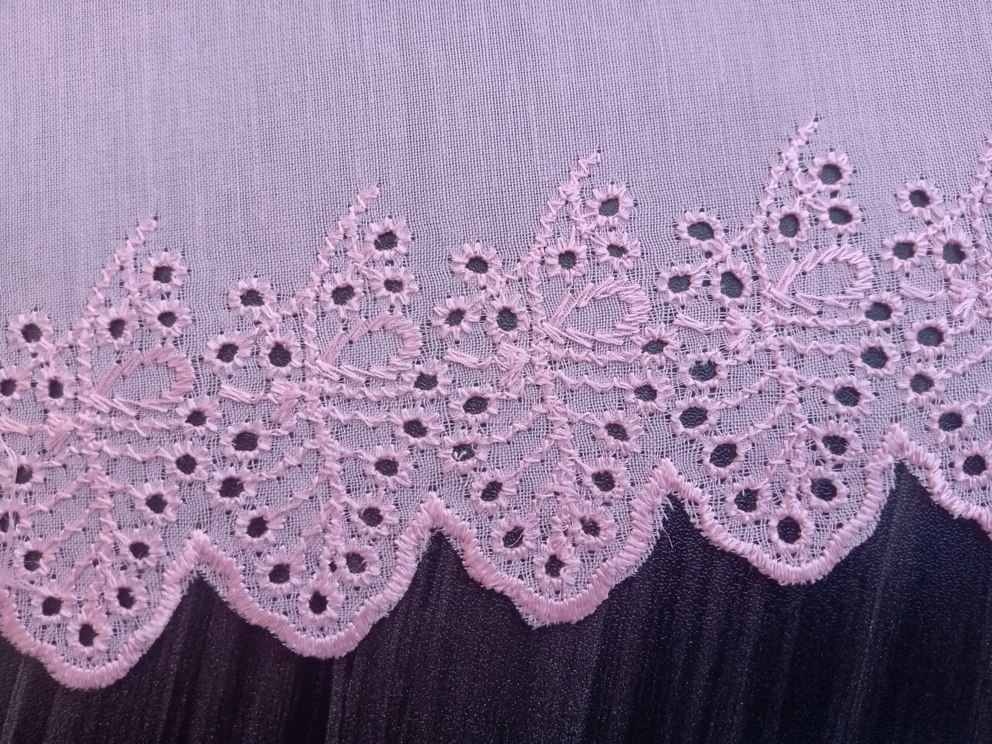 Cotton Eyelet Pink - Licence To Quilt