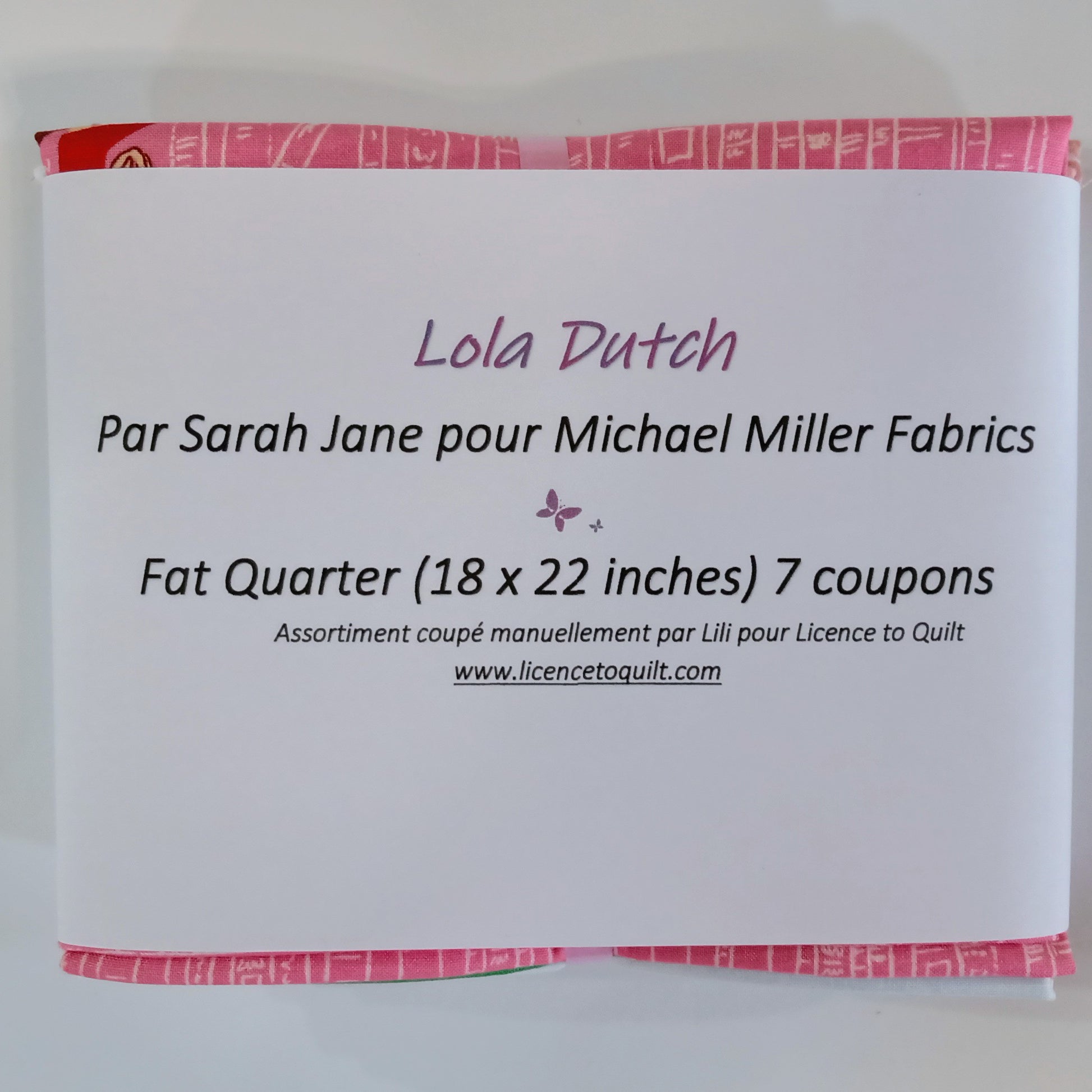 Lola Dutch - Fat Quarter (7) - Licence To Quilt