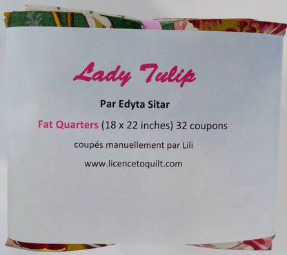 Lady Tulip - Fat Quarter (32) - Licence To Quilt