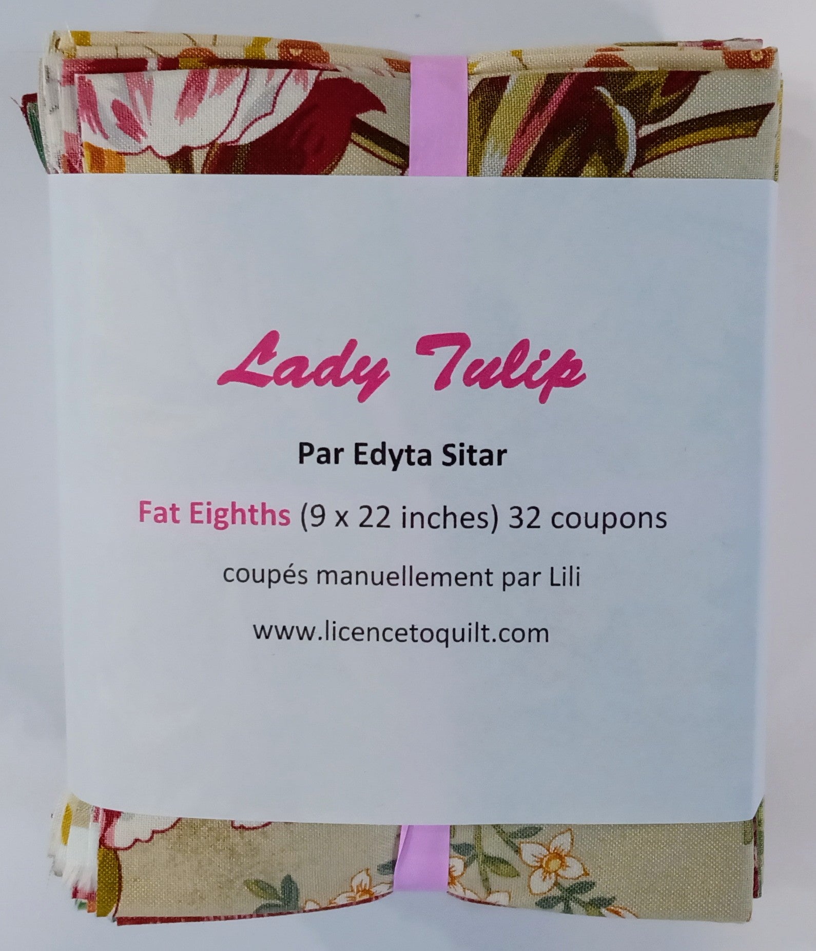 Lady Tulip - Fat Eighths (32) - Licence To Quilt