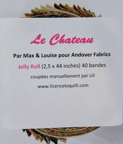 Le Chateau - Jelly Roll (40 bandes) - Licence To Quilt