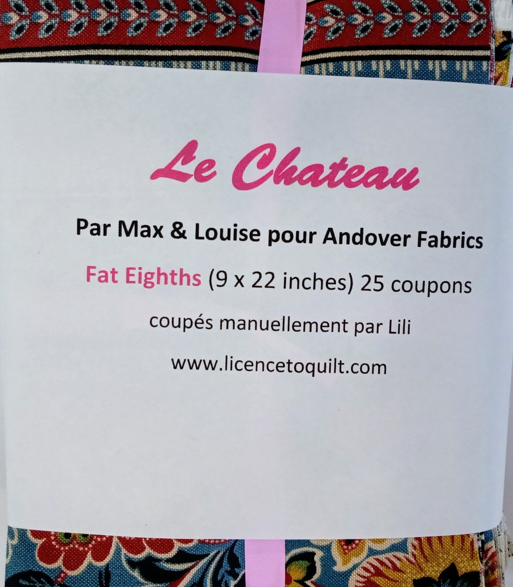 Le Chateau - Fat Eighths (25) - Licence To Quilt