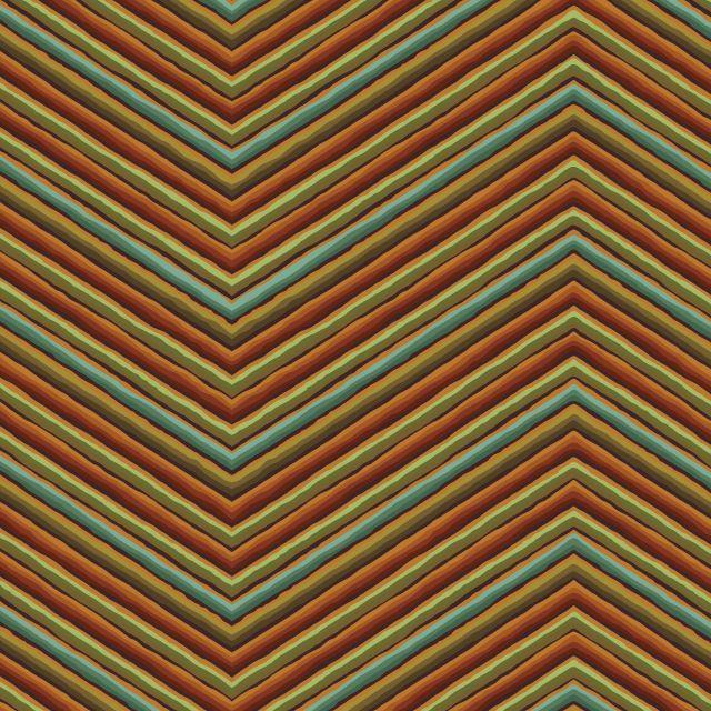 85 And Fabulous - Chevron Stripe Ochre - Licence To Quilt