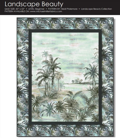 Landscape Beauty - Island Palms - Licence To Quilt