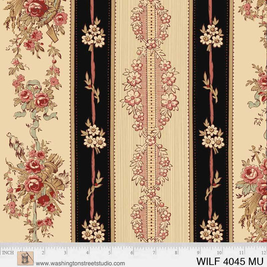 Wildflower Woods C. 1870-85 - Medium Stripe Multi - Licence To Quilt