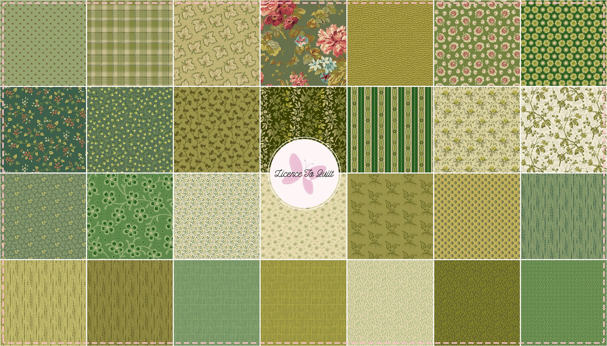 Green Thumb - Mist Gingko - Licence To Quilt