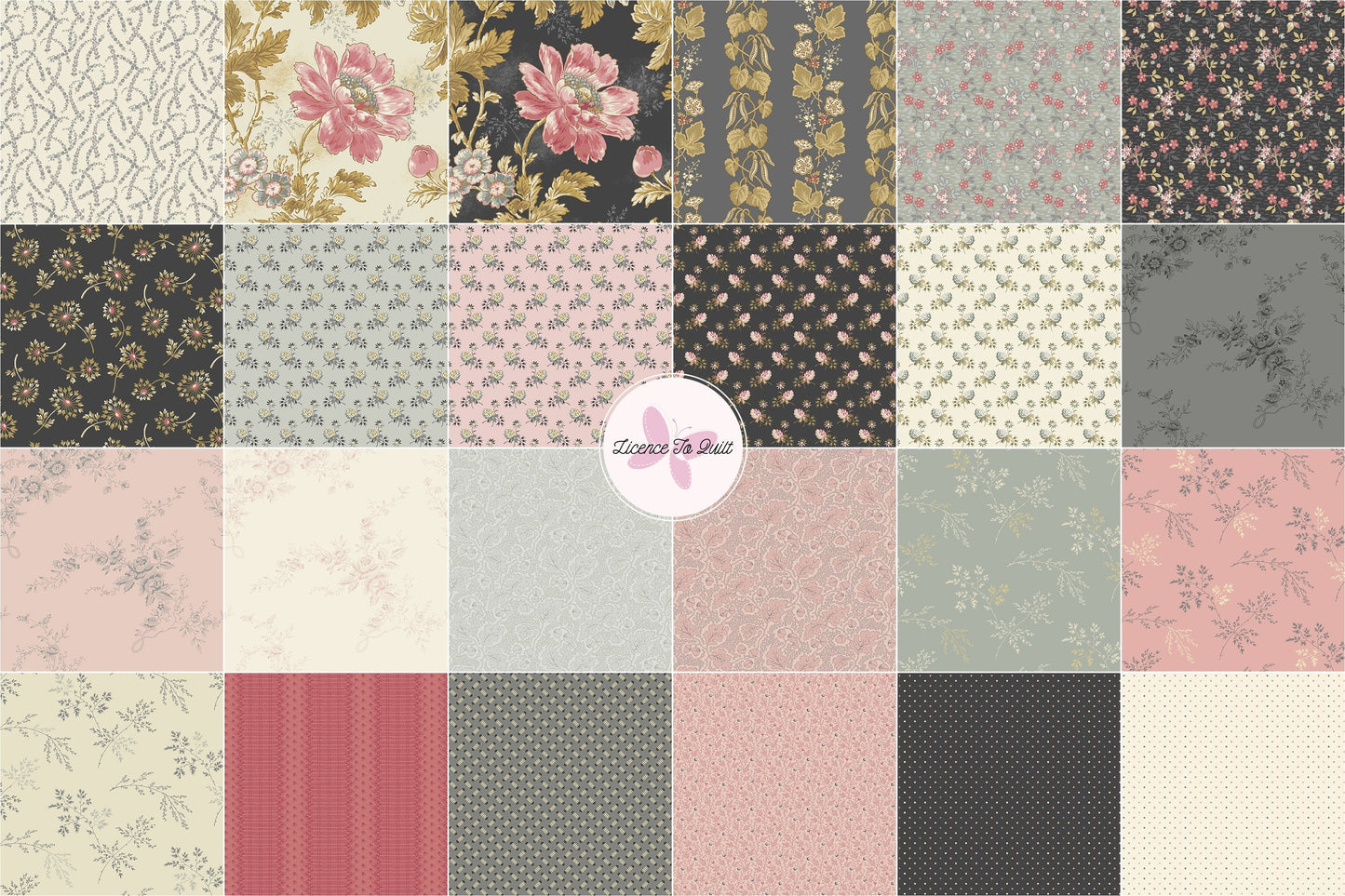 Moonstone - Stormy Clover - Licence To Quilt